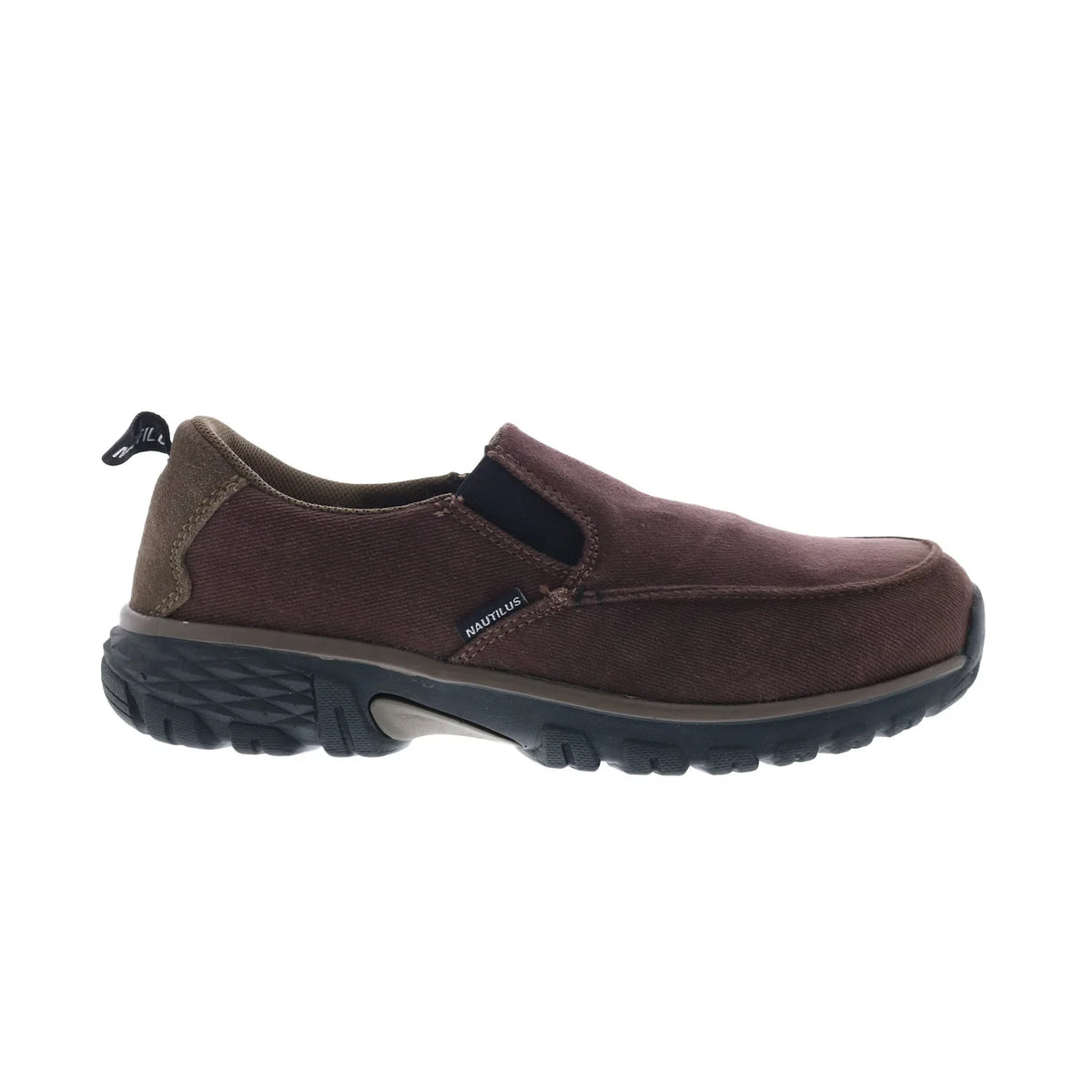 Nautilus Breeze Slip-On Alloy Toe Electrical Hazard Mens Brown Work & Safety Shoes