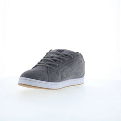 DC Net SE DC03260025-GRYBLK Mens Gray Suede Skate Inspired Sneakers Shoes