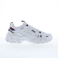 Fila Oakmont TR 1JM00652-125 Mens White Leather Lace Up Athletic Hiking Shoes