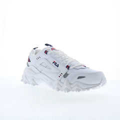 Fila Oakmont TR 1JM00652-125 Mens White Leather Lace Up Athletic Hiking Shoes