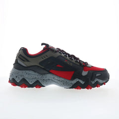 Fila Oakmont TR 1JM01258-607 Mens Red Leather Lace Up Athletic Hiking Shoes