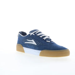 Lakai Payload Mens Blue Suede Lace Up Skate Inspired Sneakers Shoes