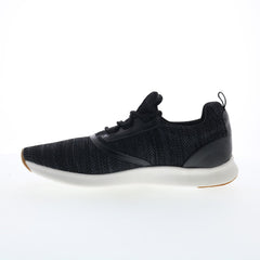 Steve Madden P-Boost Mens Black Canvas Lace Up Lifestyle Sneakers Shoes