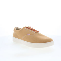 Spenco Pier SP2007WHE Mens Brown Canvas Lace Up Lifestyle Sneakers Shoes