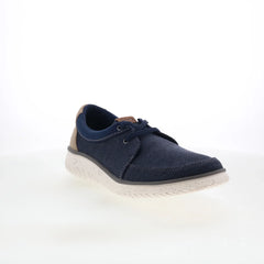 Clarks Relax Lite Lace 26181996 Mens Blue Canvas Lifestyle Sneakers Shoes