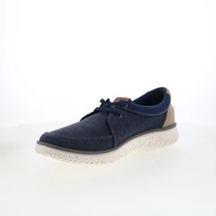 Clarks Relax Lite Lace 26181996 Mens Blue Canvas Lifestyle Sneakers Shoes