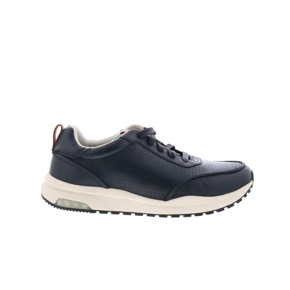 Rockport DMX Bowen Mens Black Wide Leather Lace Up Lifestyle Sneakers Shoes