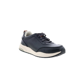 Rockport DMX Bowen Mens Black Wide Leather Lace Up Lifestyle Sneakers Shoes