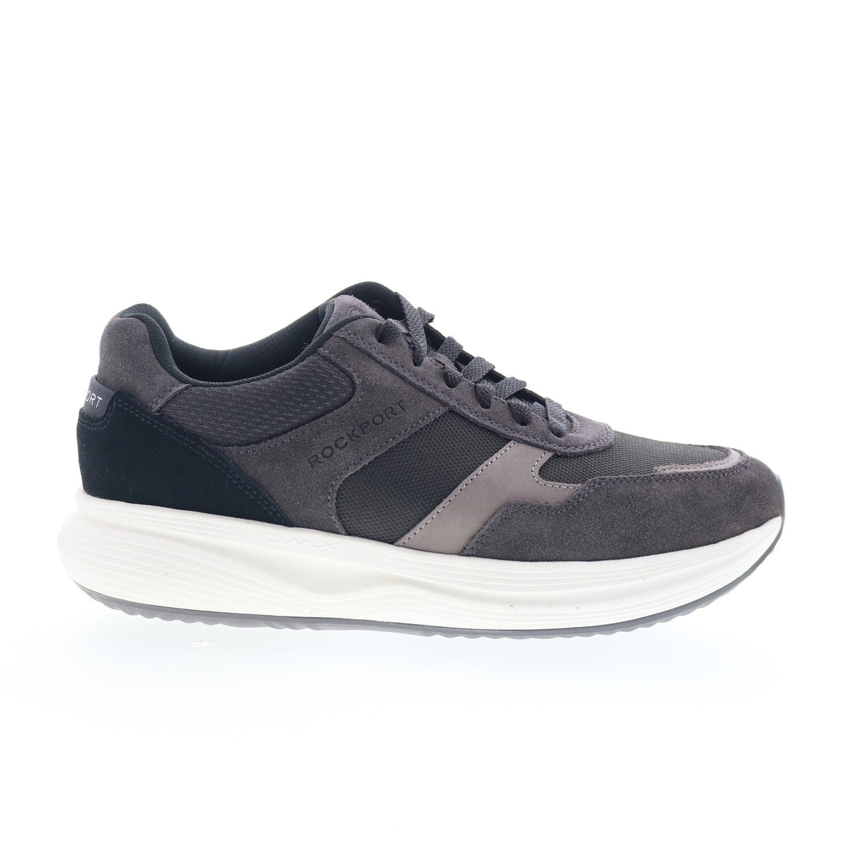 Rockport DMX Corvin RMDMXCORVIN Mens Gray Suede Lifestyle Sneakers Shoes