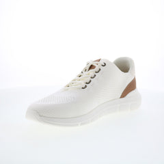 Rockport Jaimson RMJAIMSON Mens White Wide Canvas Lifestyle Sneakers Shoes