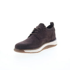 Rockport Lukah 2 Mens Brown Wide Leather Lace Up Lifestyle Sneakers Shoes