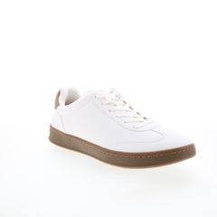 Rockport Nova Mens White Leather Lace Up Lifestyle Sneakers Shoes