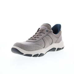 Rockport Rhett 2 RMRHETT2 Mens Gray Canvas Lifestyle Sneakers Shoes