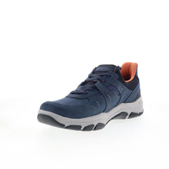 Rockport Rhett RMRHETT Mens Blue Wide Suede Lifestyle Sneakers Shoes