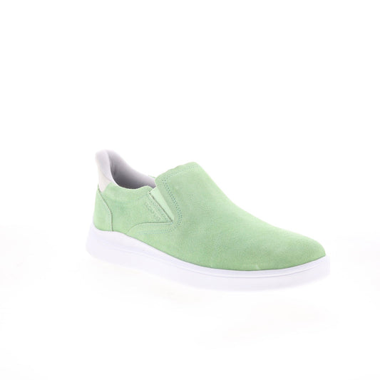 Rockport Tristens RMTRISTENS Mens Green Suede Lifestyle Sneakers Shoes