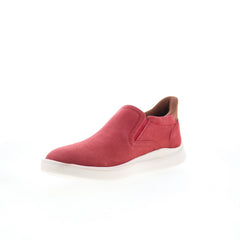 Rockport Tristens RMTRISTENS Mens Red Wide Suede Lifestyle Sneakers Shoes