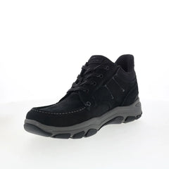 Rockport Ronan RMRONAN Mens Black Suede Lace Up Lifestyle Sneakers Shoes