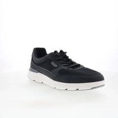 Rockport Seabrook Mens Black Wide Leather Lifestyle Sneakers Shoes