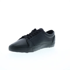 SlipGrips Slip Resistant Shoe Mens Black Wide Athletic Work & Safety Shoes