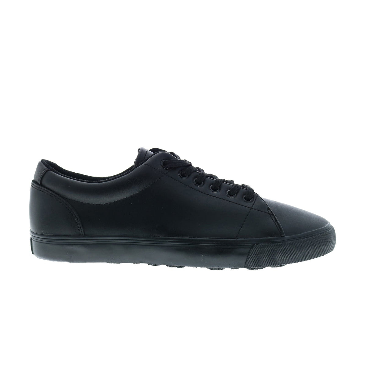 SlipGrips Slip Resistant Shoe Mens Black Wide Athletic Work & Safety Shoes