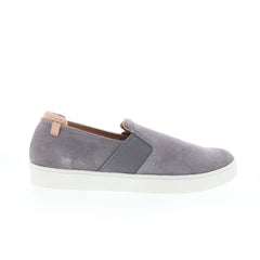 Spenco Backside Slip-On SP2004IRN Mens Gray Suede Lifestyle Sneakers Shoes
