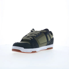 DC Stag 320188-ARO Mens Green Suede Lace Up Skate Inspired Sneakers Shoes