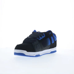DC Stag DC01813420-BLKBLU Mens Black Nubuck Skate Inspired Sneakers Shoes