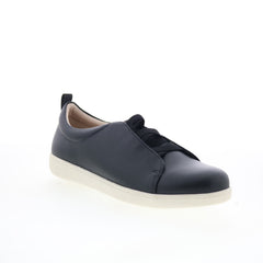 Trotters Avrille T2051-001 Womens Black Leather Lifestyle Sneakers Shoes