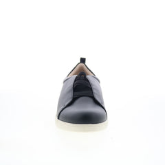Trotters Avrille T2051-001 Womens Black Leather Lifestyle Sneakers Shoes