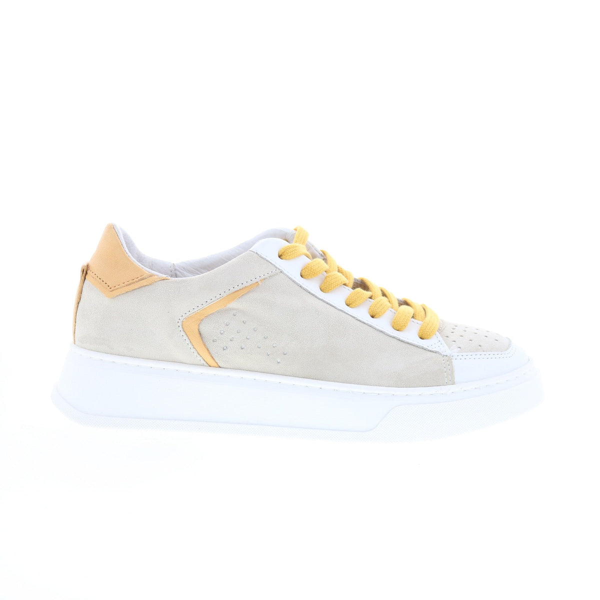 Miz Mooz Tristin Womens Gray Leather Lace Up Lifestyle Sneakers Shoes