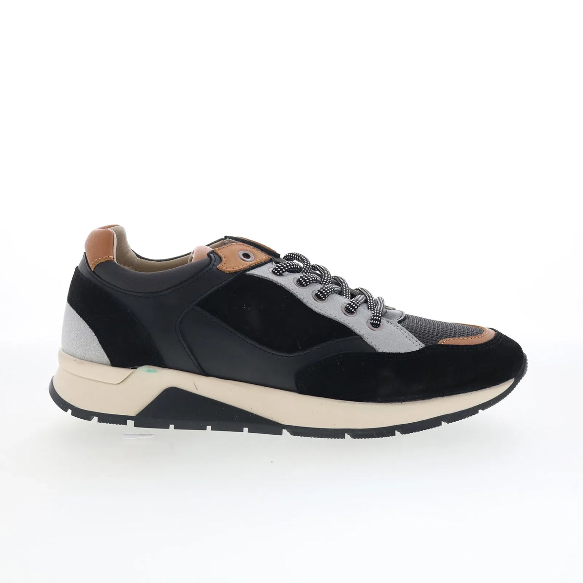 Pajar Telay PDPAS00558.01 Mens Black Suede Lace Up Lifestyle Sneakers Shoes