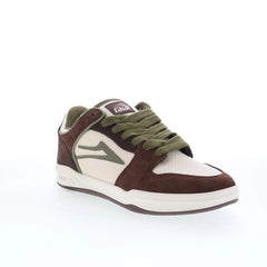 Lakai Telford Low Mens Beige Suede Lace Up Skate Inspired Sneakers Shoes