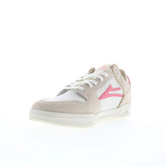 Lakai Telford Low Mens Beige Suede Lace Up Skate Inspired Sneakers Shoes