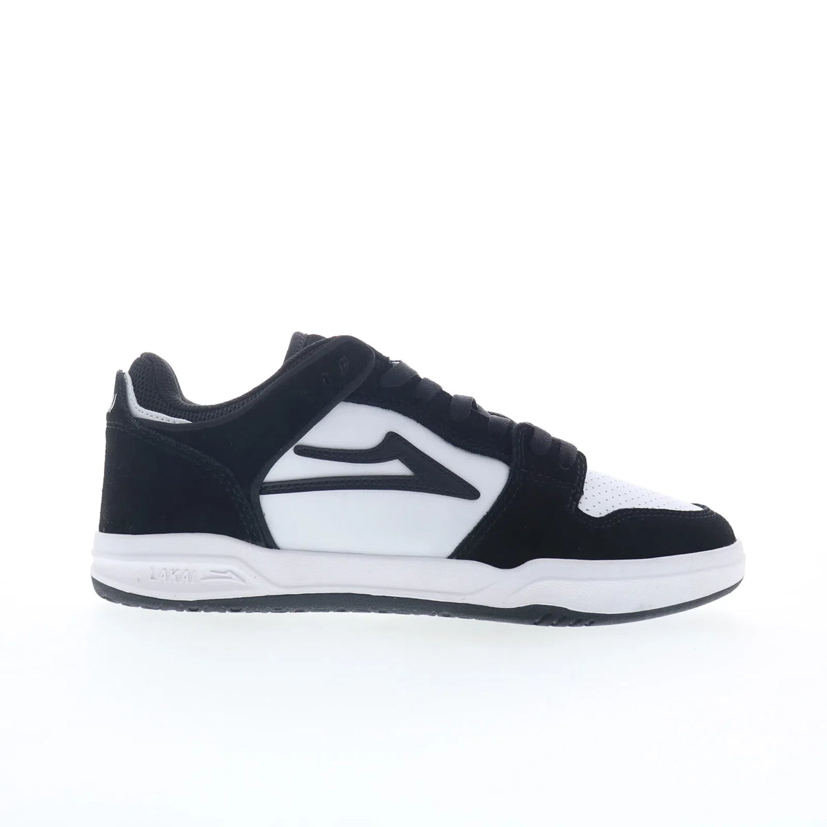 Lakai Telford Low Mens Black Suede Lace Up Skate Inspired Sneakers Shoes