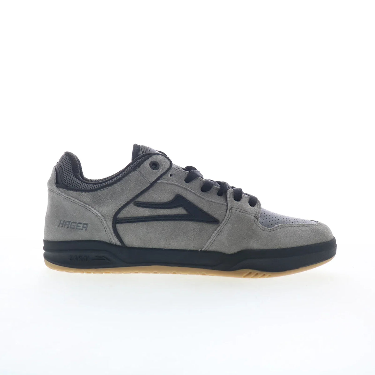 Lakai Telford Low Mens Gray Suede Lace Up Skate Inspired Sneakers Shoes