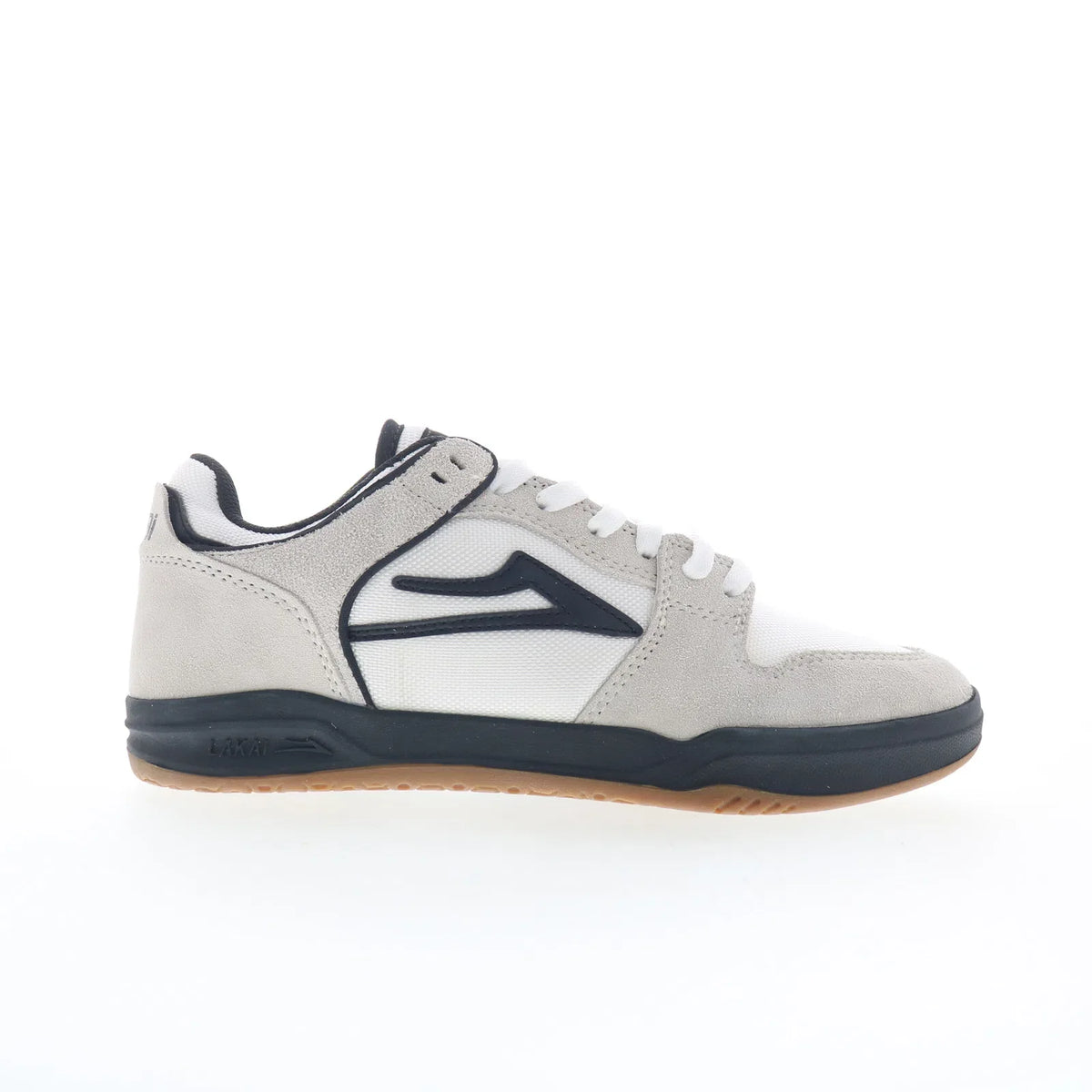 Lakai Telford Low Mens White Suede Lace Up Skate Inspired Sneakers Shoes