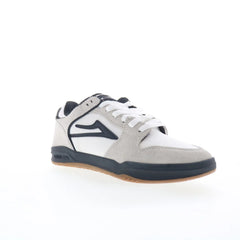 Lakai Telford Low Mens White Suede Lace Up Skate Inspired Sneakers Shoes