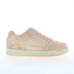 Globe Tilt GBTILT Mens Pink Leather Lace Up Skate Inspired Sneakers Shoes