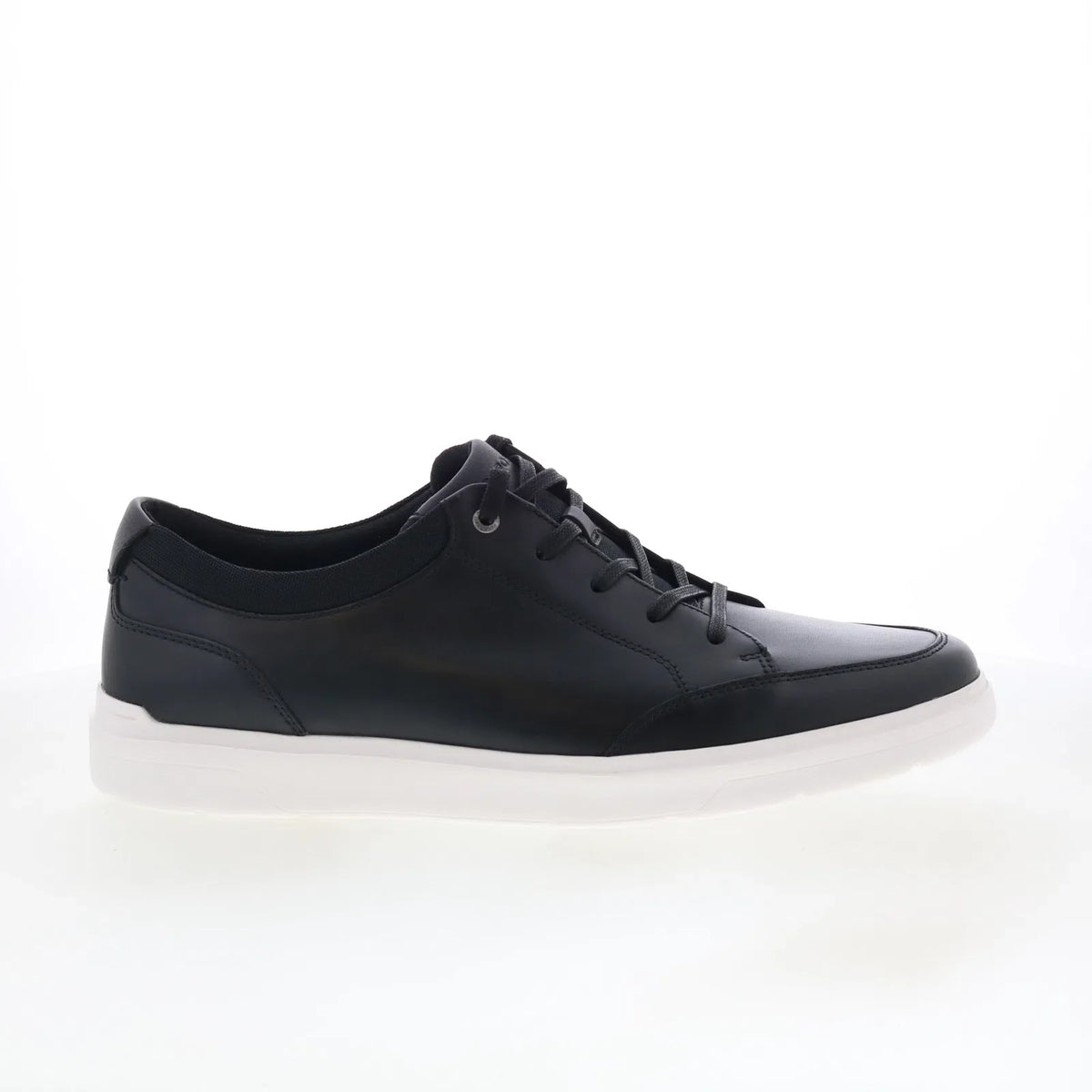 Rockport TM Court Blucher CJ1409 Mens Black Leather Lifestyle Sneakers Shoes