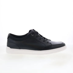 Rockport TM Court Blucher CJ1409 Mens Black Leather Lifestyle Sneakers Shoes