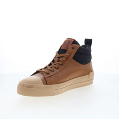 Pajar Tray PDPAB00601.01 Mens Brown Leather Lace Up Lifestyle Sneakers Shoes