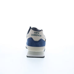 New Balance 574 U574SOA Mens Blue Suede Lifestyle Sneakers Shoes