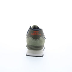 New Balance 574 U574SOC Mens Green Suede Lifestyle Sneakers Shoes