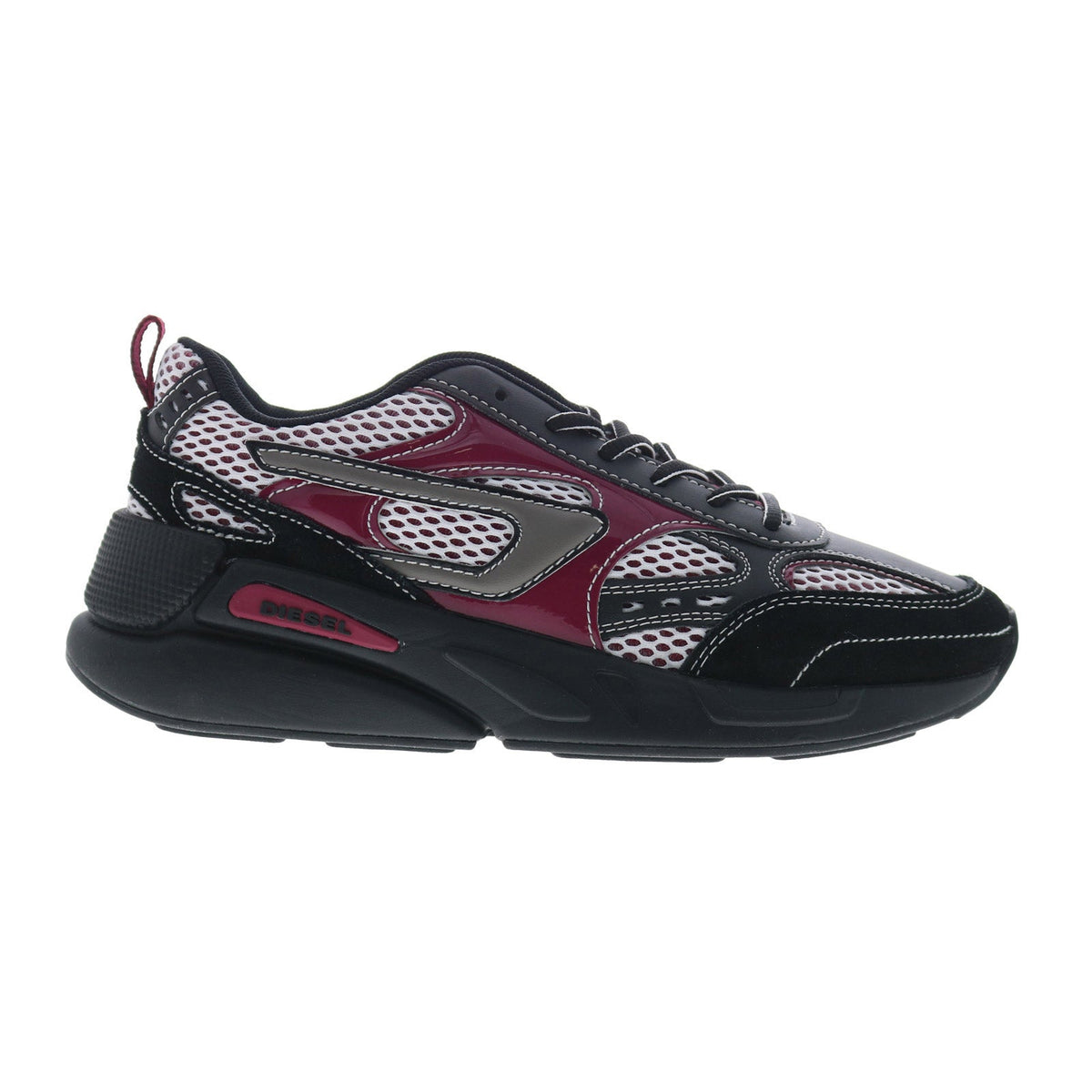 Diesel S-Serendipity Sport X S Mens Black Leather Lifestyle Sneakers Shoes